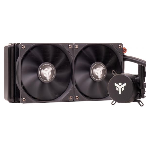 ITEK DISSIPATORE A LIQUIDO ICECORE 240 - 240MM SKT UNIVERSALE PWM BLACK FAN [ITLCICB240]