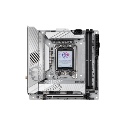 MSI MB MPG Z890I EDGE TI, GAMING, WIFI STD MPG Z890I EDGE TI WIFI,Z890,LGA1851,2DDR5,1PCI-EX16,4M.2, [MPG Z890I E TI WIFI]