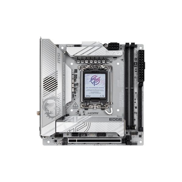 MSI MB MPG Z890I EDGE TI, GAMING, WIFI STD MPG Z890I EDGE TI WIFI,Z890,LGA1851,2DDR5,1PCI-EX16,4M.2, [MPG Z890I E TI WIFI]