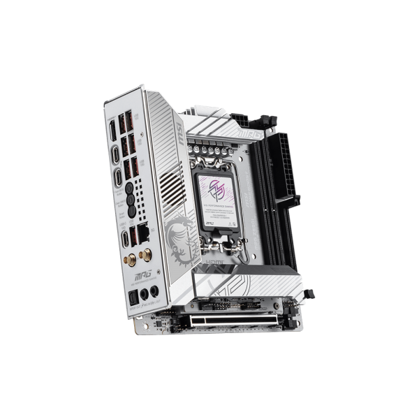 MSI MB Z890, MPG Z890I EDGE TI, GAMING, WIFI STD MPG Z890I EDGE TI WIFI,Z890,LGA1851,2DDR5,1PCI-EX16,4M.2, MINI-ITX [MPG Z890I E TI WIFI]