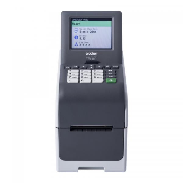 Brother TD-2350DSA203 stampante per etichette (CD) Termica diretta 203 x 203 DPI 152 mm/s Con cavo e senza cavo Collegamento ethernet LAN Wi-Fi Bluetooth [TD2350DSA203Z1]