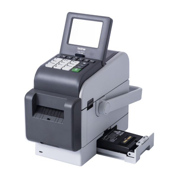 Brother TD-2350DSAH300 stampante per etichette (CD) Termica diretta 300 x 300 DPI 152 mm/s Con cavo e senza cavo Collegamento ethernet LAN Wi-Fi Bluetooth [TD2350DSAH300Z1]