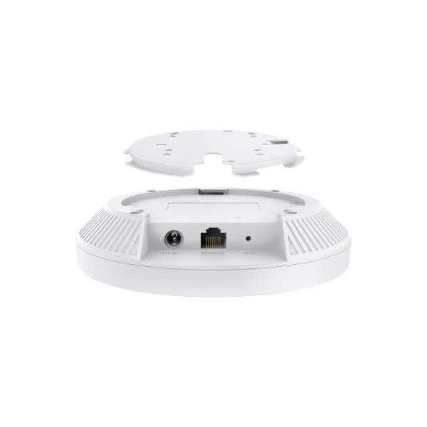 TP-Link - EAP723 - Omada BE3600 Ceiling Mount Dual-Band Wi-Fi 7 Access Point, PORT: 12.5G RJ45 Port, 688Mbps at 2.4 GHz + 2880 Mbps at 5 GHz, 802.3at POE+ and 12V DC (Power Adapter is not included), [EAP723]