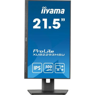 iiyama ProLite XUB2293HSU-B7 Monitor PC 54,6 cm (21.5") 1920 x 1080 Pixel Full HD LED Nero [XUB2293HSU-B7]