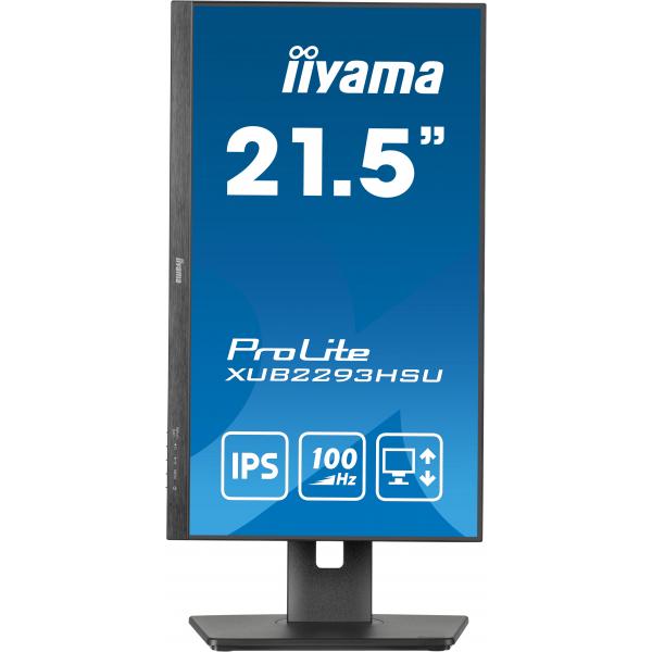 iiyama ProLite XUB2293HSU-B7 Monitor PC 54,6 cm (21.5") 1920 x 1080 Pixel Full HD LED Nero [XUB2293HSU-B7]