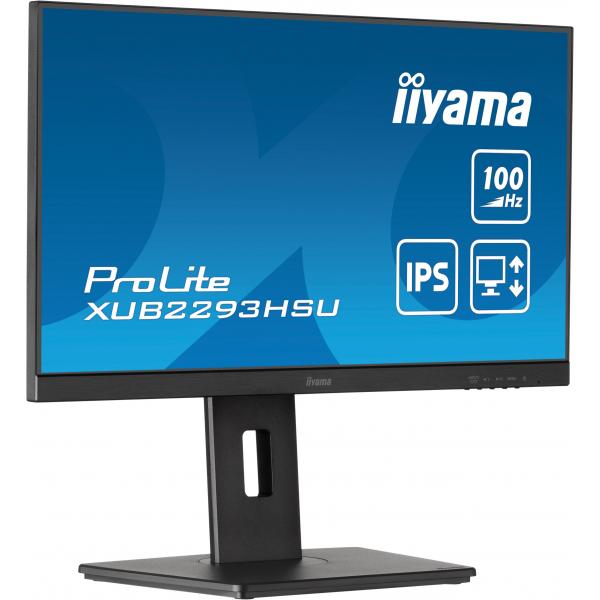iiyama ProLite XUB2293HSU-B7 Monitor PC 54,6 cm (21.5") 1920 x 1080 Pixel Full HD LED Nero [XUB2293HSU-B7]