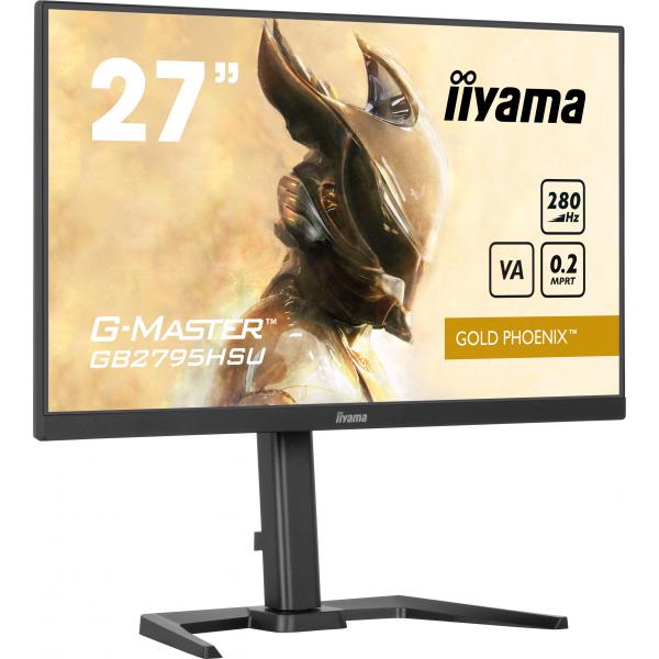 Iiyama G-Master Gold Phoenix - 27 inch Full HD LED Monitor - 1920x1080 - Pivot [GB2795HSU-B1]