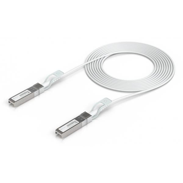 Ubiquiti - UACC-Uplink-SFP28-3M - Cavo DAC da 3 m. per connessioni da SFP a QSFP (1-25GB) [UACC-Uplink-SFP28-3M]