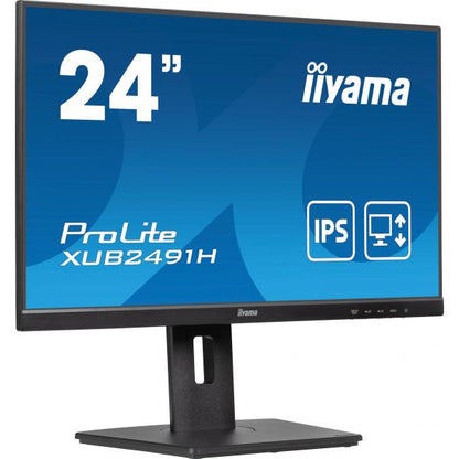 Iiyama ProLite 24 inch - Full HD IPS LED Monitor - 1920x1080 - Pivot / HAS [XUB2491H-B1]