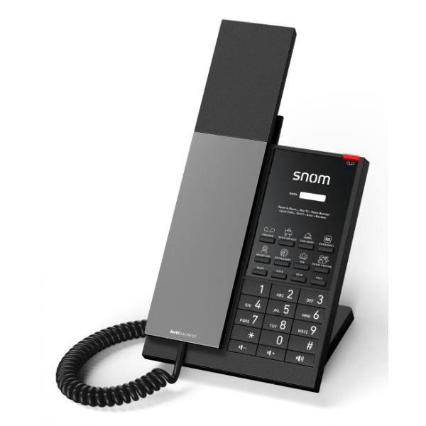 Snom HD350A, 1-Line Next Gen Analog phone, Line-powered, requires no battery to operate [00007030]
