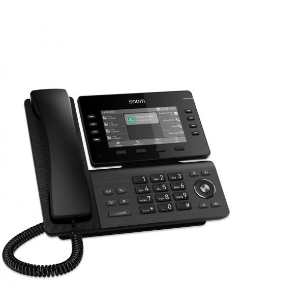 Snom D812, Large 5 inch IPS colour display, 8 BLF, 1 USB port [00004690]