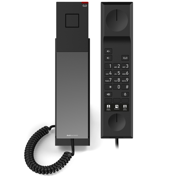 Snom HD300A, 1-Line Analog phone, Line-powered, no battery required, High-quality handset speakerphone [00007029]