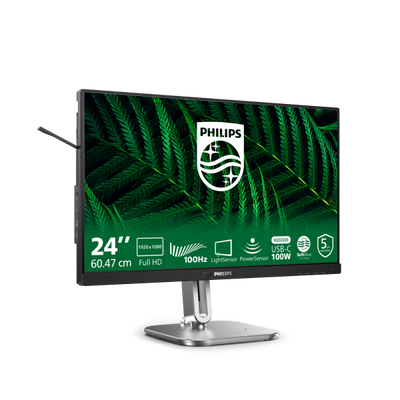 Philips 5000 series 24 inch - 1920 x 1080 - Full HD - LCD - Black [24B2G5301/00]