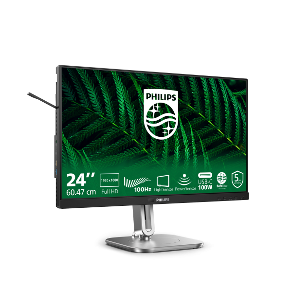 Philips 5000 series 24 inch - 1920 x 1080 - Full HD - LCD - Black [24B2G5301/00]