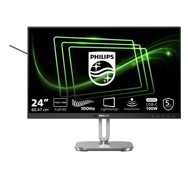 Philips 5000 series 24 inch - 1920 x 1080 - Full HD - LCD - Black [24B2G5301/00]