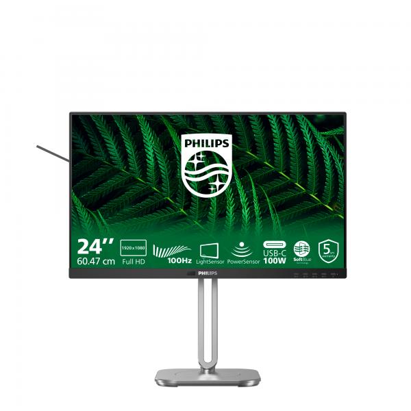 Philips 5000 series 24 inch - 1920 x 1080 - Full HD - LCD - Black [24B2G5301/00]