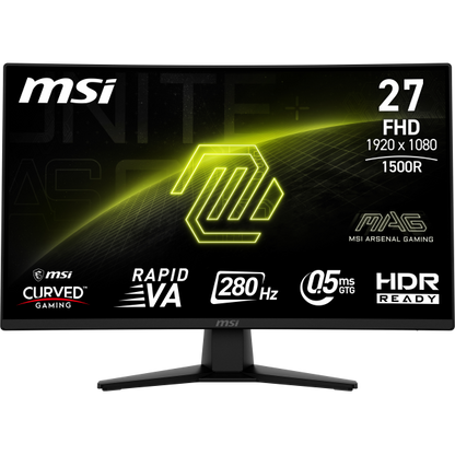 MSI MONITOR GAMING CURVO 27 LED VA FHD 16:9, 1MS 280Hz, DP/HDMI [MAG 274CXF]