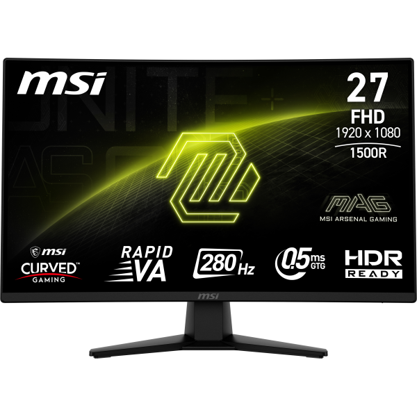MSI MONITOR GAMING CURVO 27 LED VA FHD 16:9, 1MS 280Hz, DP/HDMI [MAG 274CXF]