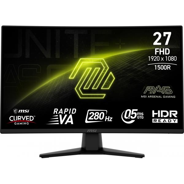 MSI MONITOR GAMING CURVO 27 LED VA FHD 16:9, 1MS 280Hz, DP/HDMI [MAG 274CXF]