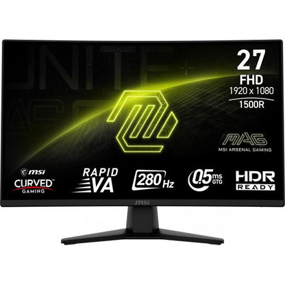 MSI MONITOR GAMING CURVO 27 LED VA FHD 16:9, 1MS 280Hz, DP/HDMI [MAG 274CXF]