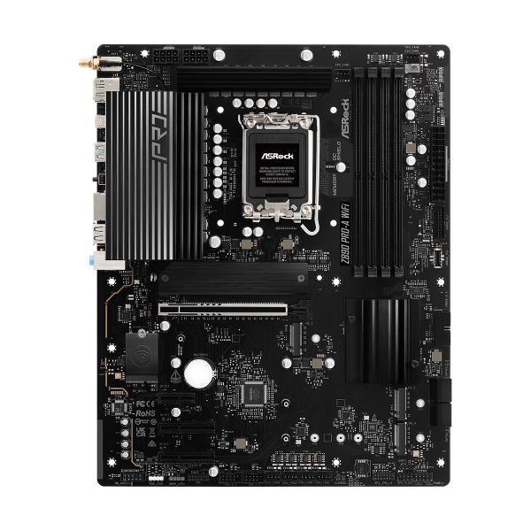 ASROCK MB Z890, Z890 PRO-A WIFI, LGA1851, 4 X DDR5, ATX [Z890 PRO-A WIFI]