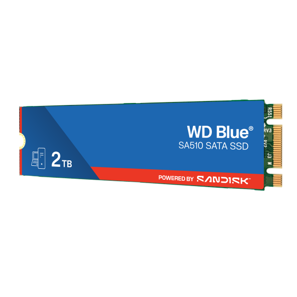 WESTERN DIGITAL SSD BLUE 2TB M.2 SA510 2280 SATA III 6 GBS [WDS200T3B0B]