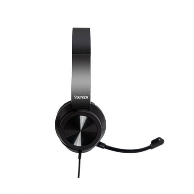 VULTECH CUFFIE CON MICROFONOCON ARCHETTO REGOLABILE, CON FILO USB [HS-03]