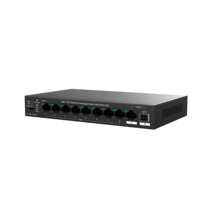 TENDA SWITCH POE UNMANAGED, 10 PORT, 8 POE, 1 SFP [TEG1110PF-8-120W]