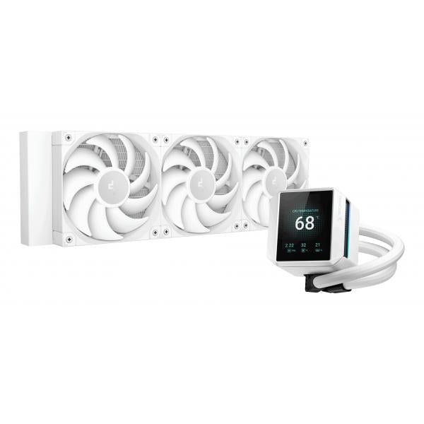 DEEPCOOL RAFF. LIQUIDO MYSTIQUE 360 WH TFT 2.8'' [R-LX360-WHDSNMP-G-1]