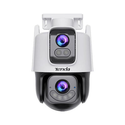 TENDA WI-FI CAMERA 6MP,DUAL-LENS LINKAGE, WI-FI6, OUTDOOR, FULL COLOR, PAN-TILT, WALL MOUNT [RH9-WCA]