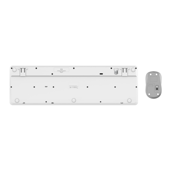 TRUST BUNDLE TASTIERA E MOUSE ODY II, BIANCO, IT [25466]