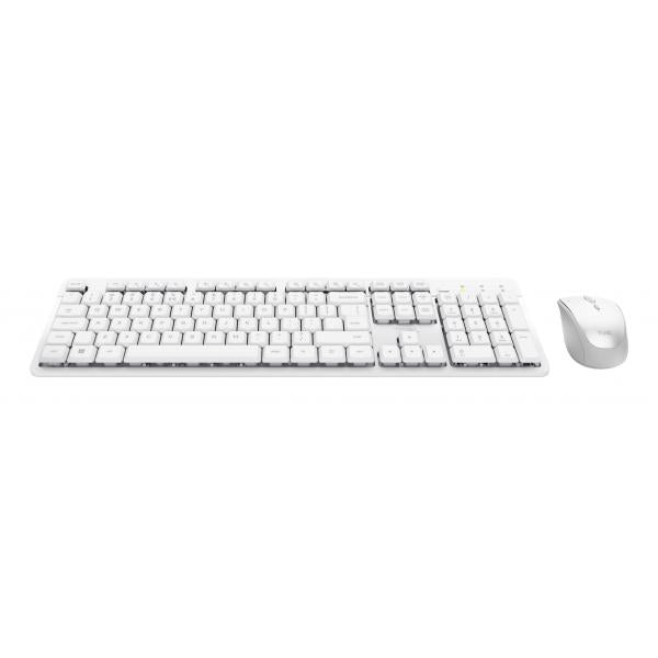 TRUST BUNDLE TASTIERA E MOUSE ODY II, BIANCO, IT [25466]