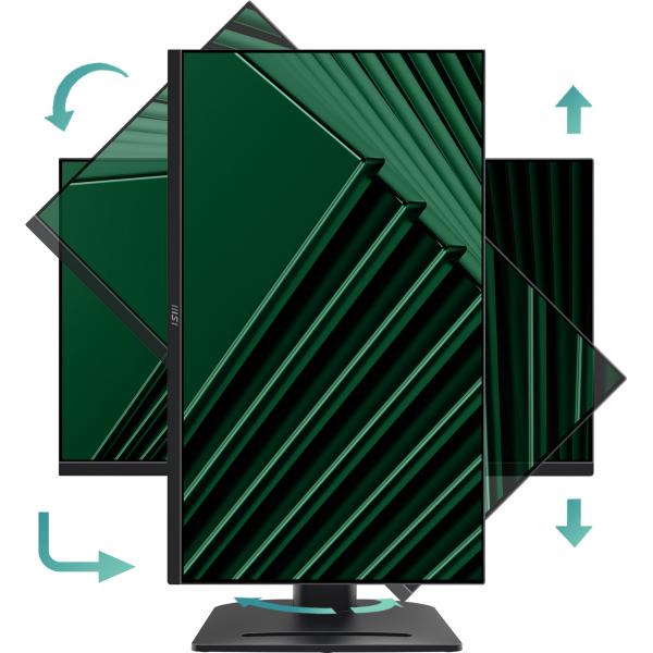 MSI MONITOR 27 LED IPS 16:9 WQHD 1MS 100HZ 300 CDM, PIVOT, DP/HDMI, MULTIMEDIALE [PRO MP275QPG]