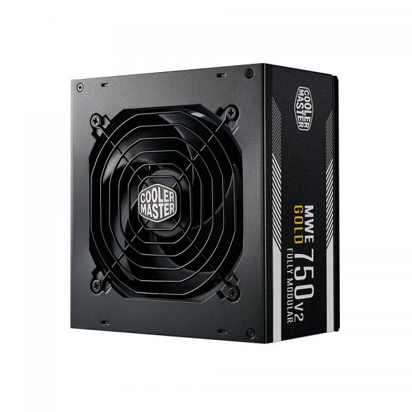 COOLER MASTER ALIMENTATORE MWE GOLD 750 V2 750W 80+ GOLD ATX3.1 120MM FAN [MPE-7501-AFAAG-3EEU]