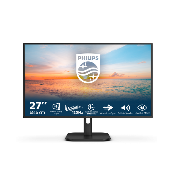 Philips 1000 Series - 27 inch Full HD Monitor - 1920x1080 - 120Hz [27E1N1200A/00]