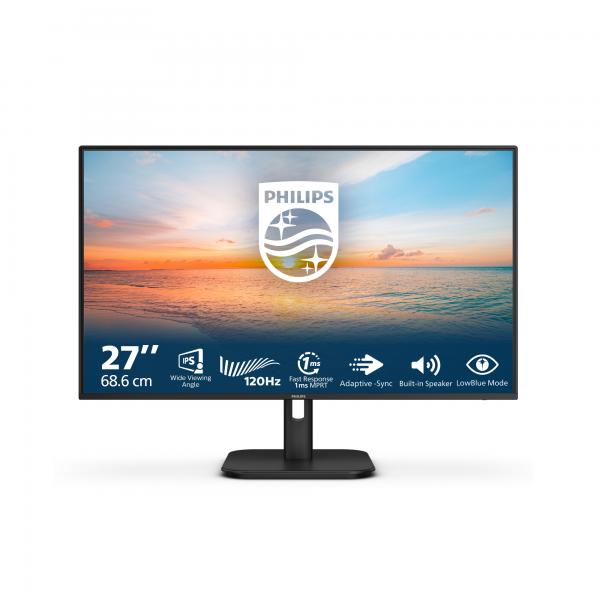 PHILIPS MONITOR 27 LED IPS 16:9 FHD 4MS 300 CDM 120hz, VGA/DP/HDMI, MULTIMEDIALE [27E1N1200A]