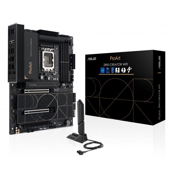 ASUS MB Z890, PROART Z890-CREATOR WIFI, DDR5, 4 x DIMM, LGA1851 [PROART Z890-CREAT WF]