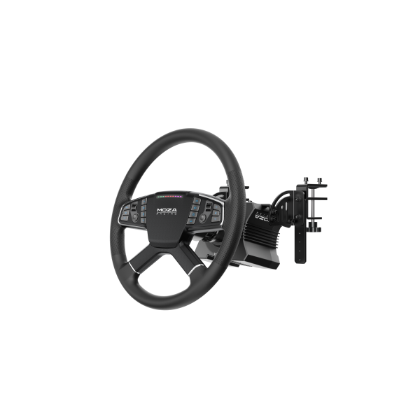 MOZA TRUCK DRIVING SIMULATOR BUNDLE R5 VOLANTE CAMION & PEDALIERA per PC [RS071]