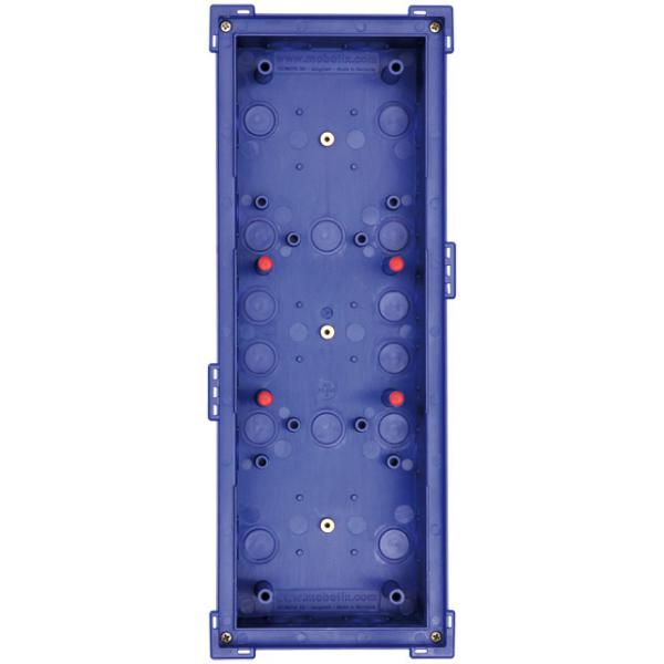 MOBOTIX MX-OPT-BOX-3-EXT-IN- Triple In-Wall Mount, Blue - per video IP door station T24 - PROMO FINO AD ESAURIMENTO SCORTE [MX-OPT-BOX-3-EXT-IN]