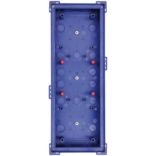 MOBOTIX MX-OPT-BOX-3-EXT-IN- Triple In-Wall Mount, Blue - per video IP door station T24 - PROMO FINO AD ESAURIMENTO SCORTE [MX-OPT-BOX-3-EXT-IN]