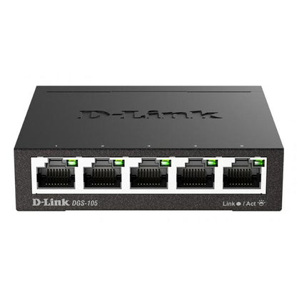 D-LINK SWITCH 5 PORTE GIGABIT CASE METALLICO [DGS-105]