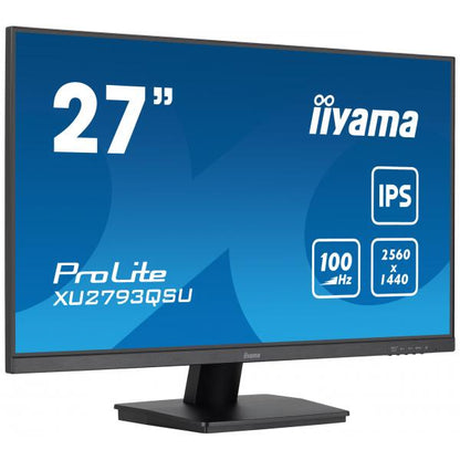 Iiyama ProLite 27 inch - Quad HD IPS LED Monitor - 2560x1440 [XU2793QSU-B7]