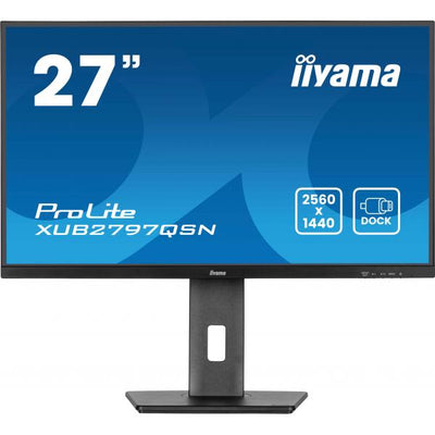 iiyama ProLite XUB2797QSN-B2 Monitor PC 68,6 cm (27") 2560 x 1440 Pixel Quad HD LED Nero [XUB2797QSN-B2.]