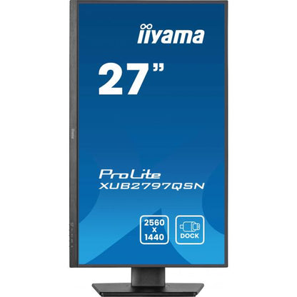 iiyama ProLite XUB2797QSN-B2 Monitor PC 68,6 cm (27") 2560 x 1440 Pixel 2K Ultra HD LED Nero [XUB2797QSN-B2.]