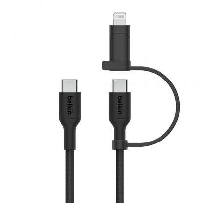 Belkin BoostCharge Pro cavo USB USB 2.0 1,5 m USB C USB C/Lightning Nero [CAC003HQ1.5MBK]