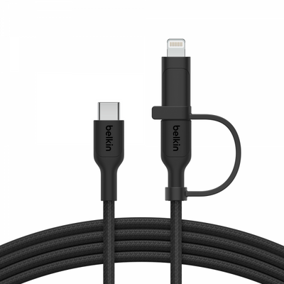 Belkin BoostCharge Pro cavo USB USB 2.0 1,5 m USB C USB C/Lightning 0,48 Gbit/s 60 W Nero [CAC003HQ1.5MBK]