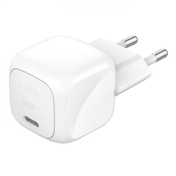 Belkin WCA008kq1MWH-B6 Computer portatile, Smartphone, Tablet Bianco AC Ricarica rapida Interno [WCA008KQ1MWH-B6]