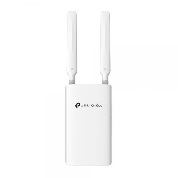 TP-Link - Omada 4G+ Cat6 AX3000 Gigabit VPN Router, 1 Gigabit SFP WAN/LAN Port, 1 Gigabit RJ45 WAN Port, 4 Gigabit WAN/LAN RJ45 Ports, 1 Nano SIM slot (4G+ Cat6),IP55 Weatherproof [ER703WP-4G-Outdoor]