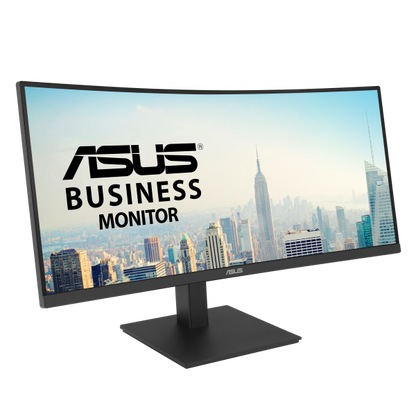 ASUS MONITOR CURVO 34 LED VA WQHD 21:9 4MS 300 CDM, REG ALT, USB-C, DOCK DP/HDMI, MULTIMEDIALE [VA34VCPSR]