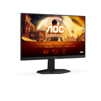 AOC MONITOR GAMING 23,8 LED IPS FHD 1MS 300 CDM 180Hz, DP/HDMI [24G42E]